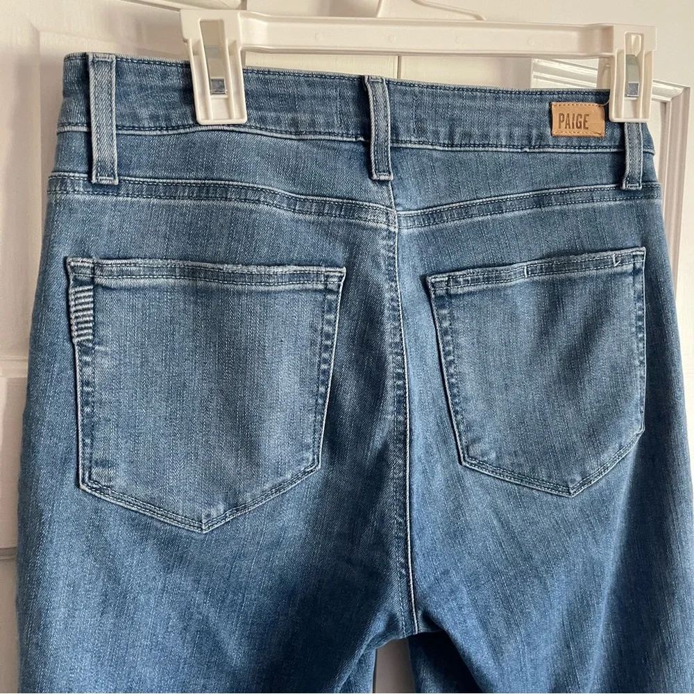 PAIGE Hoxton Crop High Rise Skinny Jeans, Size 29, EUC - Picture 8 of 11